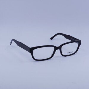 Balenciaga BB0065O 001 Eyeglasses Black 55mm Rectangle Frame